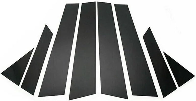 Vuzmode Black Door Trim Cover Stickers for Nissan - Image 2