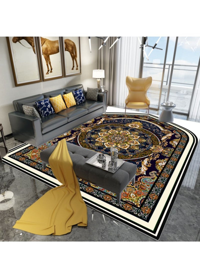 Sharpdo Area Rugs Modern Simple Short Pile Carpet Living Room Bedroom Rug Anti-slip Floor Carpet Home Decor 160 * 230CM  - Image 1