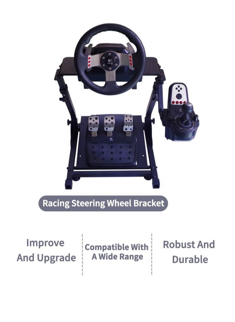 Flash Hawk - Adjustable Racing Steering Wheel Stand Fit for Logitech G920 G25 G27 G29 Gaming Steering Wheel - Image 1