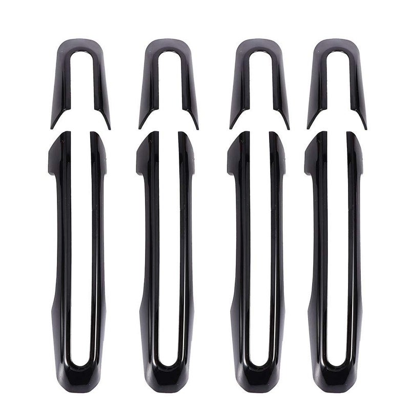KIMISS Door Handle Covers Trim Fit for Range 20132019 Exterior Door Handle Cover Black ABS Car Side Door Handle Cover Trim Frame