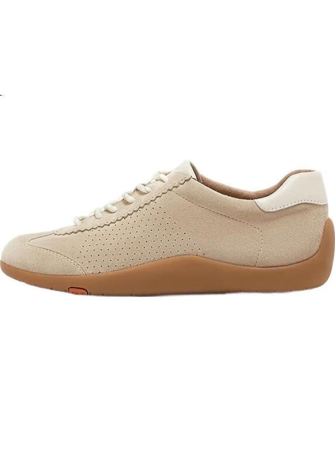 Bata Soft Loafers Sheepskin Training Shoes Women'S New Soft Lightweight Sports Shoes Light Apricot 38 - Image 3