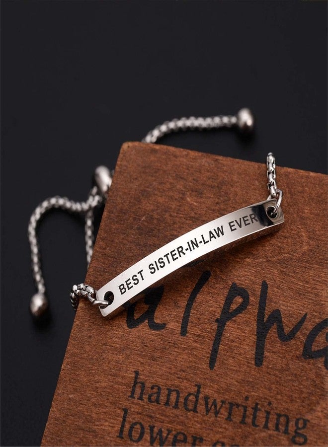 SOUSYOKYO Sister-in-law Mothers Day Bracelet Jewelry, Best Future Sister in Law Ever Wedding Birthday Gift Ideas - Image 4