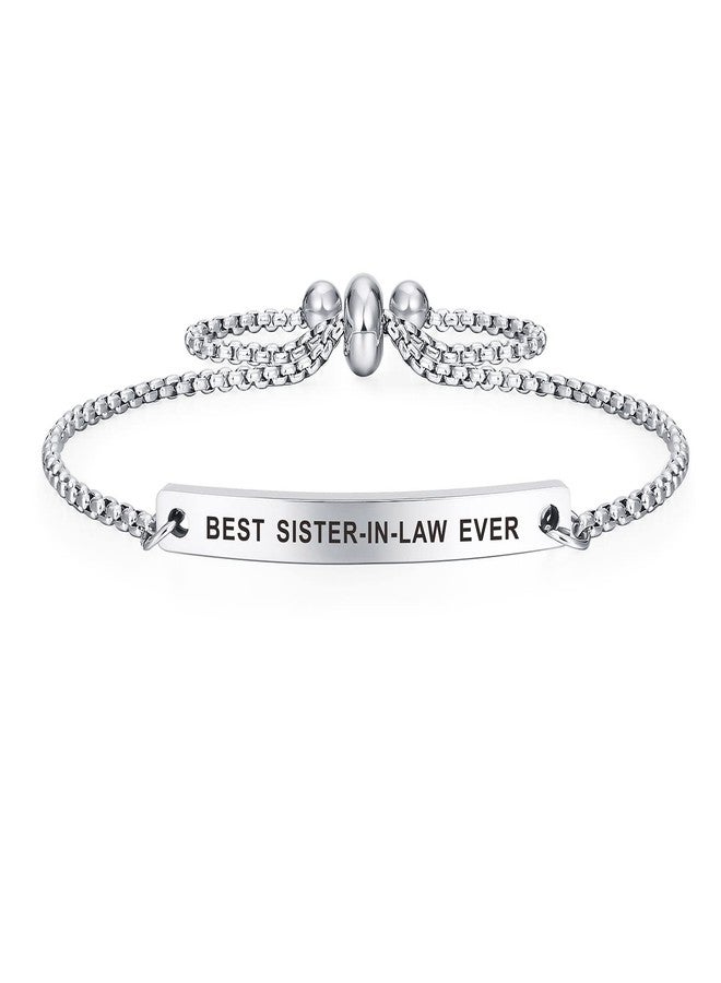 SOUSYOKYO Sister-in-law Mothers Day Bracelet Jewelry, Best Future Sister in Law Ever Wedding Birthday Gift Ideas - Image 1