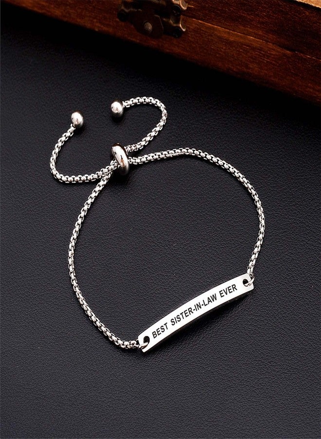 SOUSYOKYO Sister-in-law Mothers Day Bracelet Jewelry, Best Future Sister in Law Ever Wedding Birthday Gift Ideas - Image 3