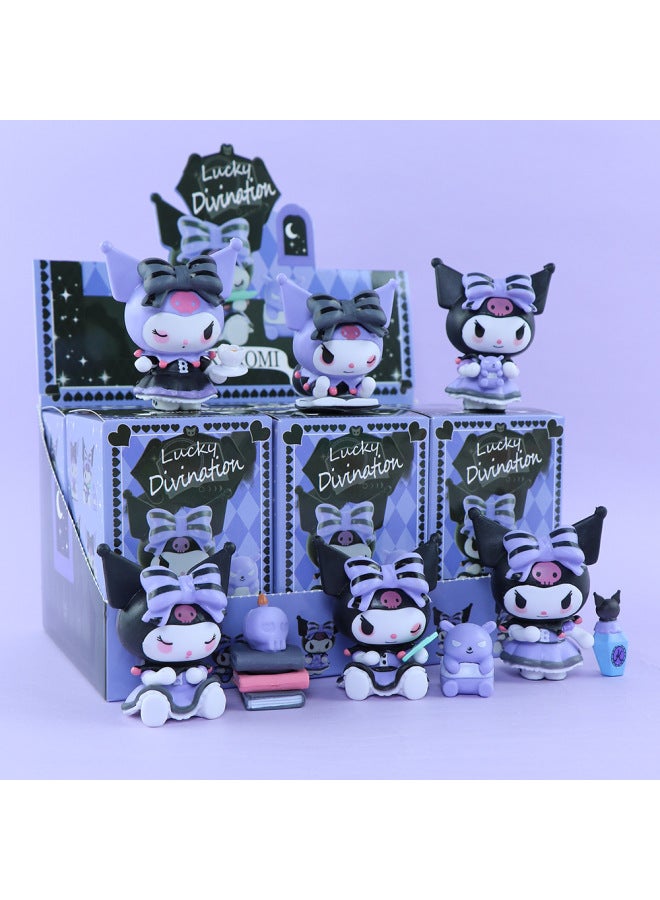 Sanli Gull Series Blind Box End Box Library Fall Mi Pacha Dog Strawberry Bear Winnie The Poodle Little Blind Boxed Gift Wholesale-Color:Birthday Kuromi 6 Styles (bag + Blind Box)  - Image 4