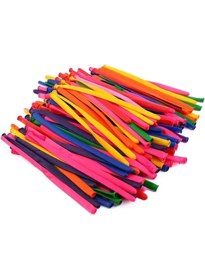 Long Balloon, 200Pcs Long Latex Twisting Balloons Assorted Color Magic Twist Balloon Kit for DIY Animal Shape Birthday Party, Weddings and Christmas Decorations