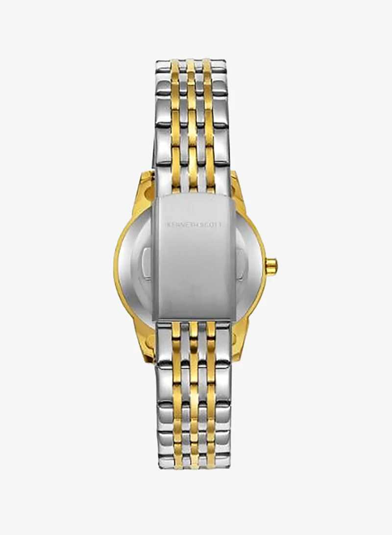 Kenneth Scott  Women's Stainless Steel Analog Watch K23530-TBTW - 32x40 mm for Women | Best Price UAE