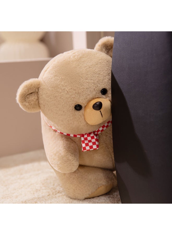 Cute Scarf Bear Doll Plush Toy Girl Birthday Gift Holding Sleeping Big Small Size Doll-Specification:35cm-Colour:Scarf Bear-brown Bear - Image 4