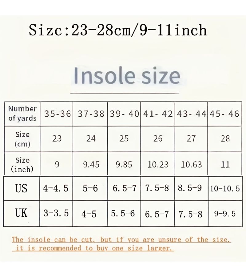 A Set Of 10 Memory Foam Insoles For Flat Shoes High Heels And Running Footwear Size EU 45 46 280mm 11 02 Inch With Shock Absorbing Pads - Image 3