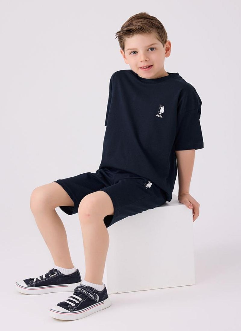 U.S. Polo Assn. U.S. Polo Assn. Boys Black Bermuda Set  - Image 3