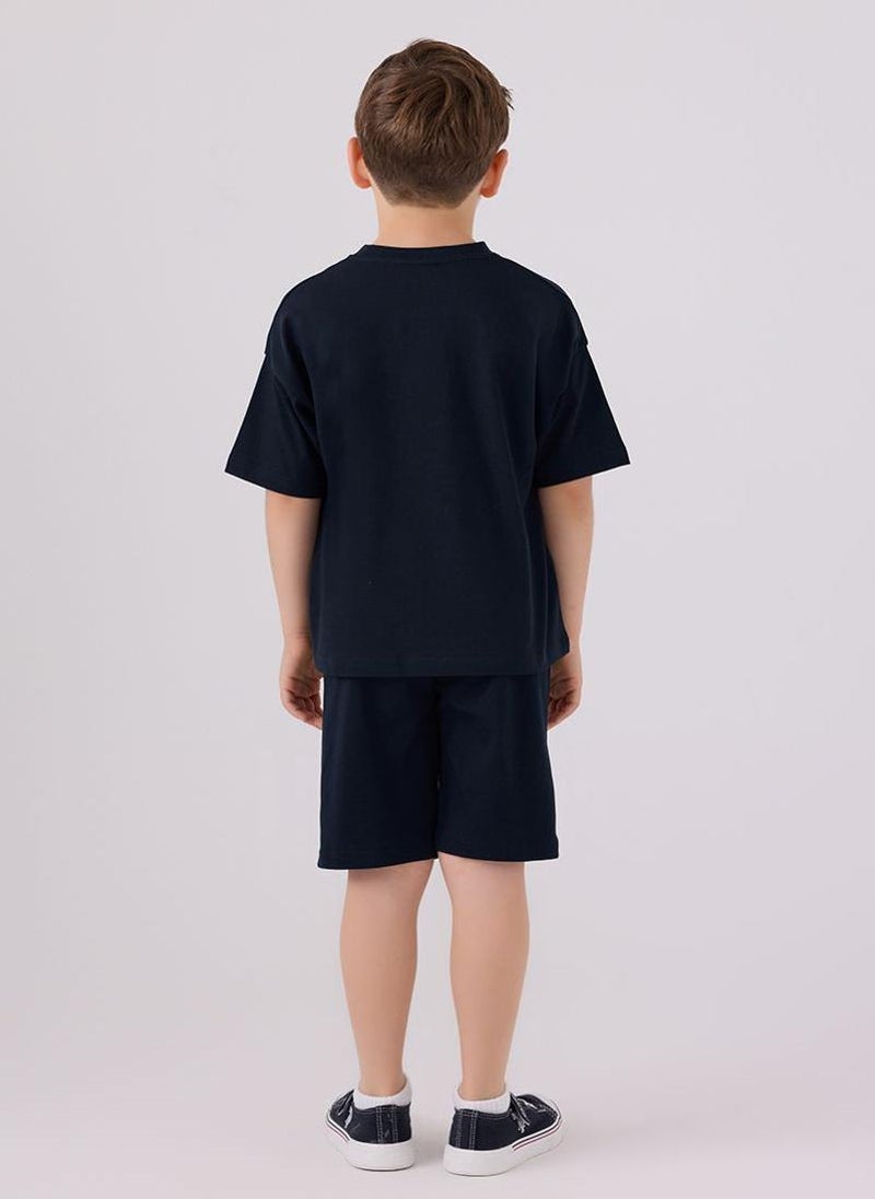 U.S. Polo Assn. U.S. Polo Assn. Boys Black Bermuda Set  - Image 5