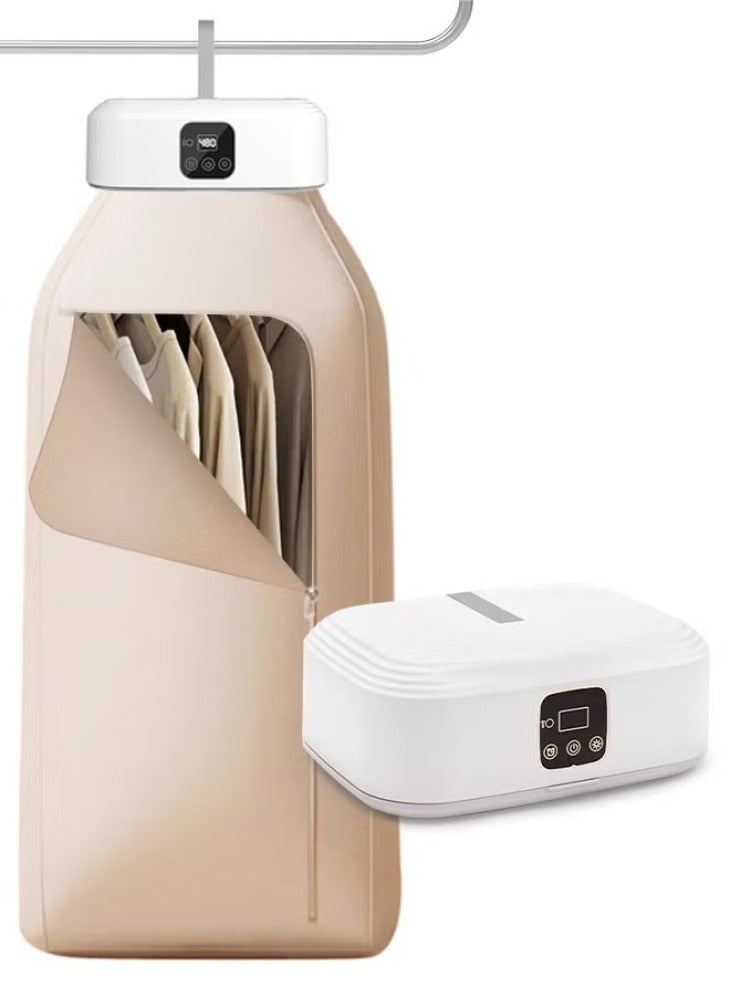 Portable Clothes Dryer Portable Dryer for Apartments Home Travel RVs Compact Foldable Mini Electric Laundry Dryer with Bag - Image 1