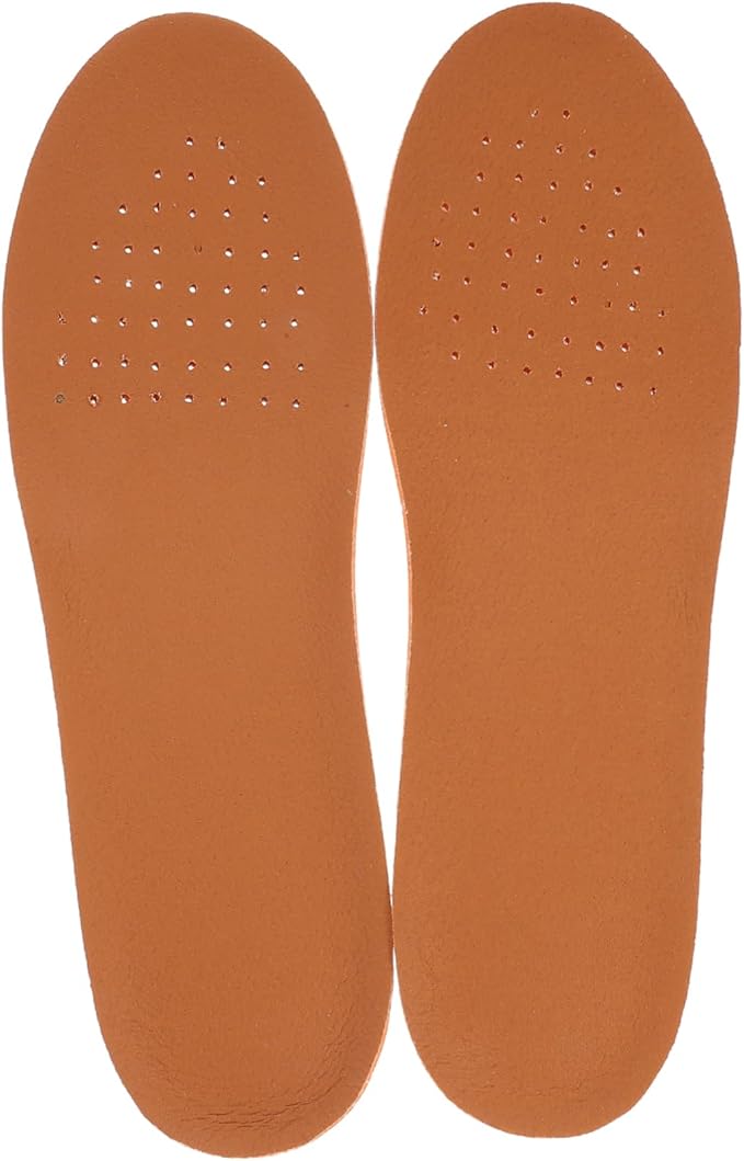 Breathable Height Increase Insoles For Men And Women Pigskin Comfort Anti Slip Multi Size 3 - Image 1