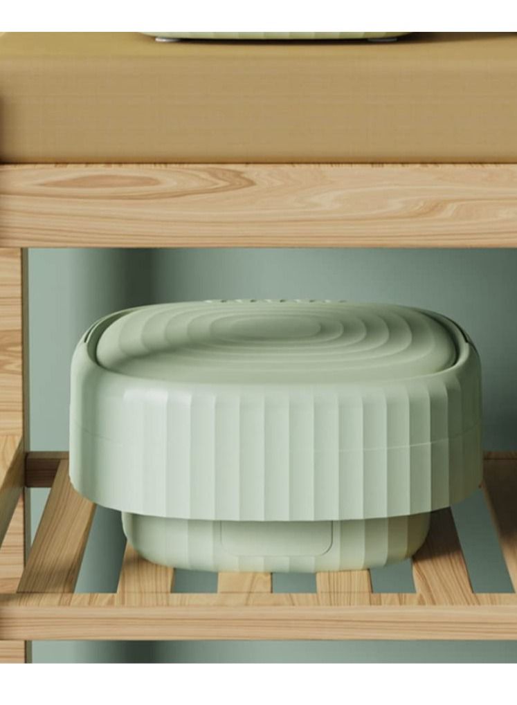 JellieMons غسالة جلي مونس المحمولة الصغيرة القابلة للطي مع سلة تصريف، غسالة خفيفة 12 فولت مع زر لمس لملابس الأطفال، الملابس الداخلية أو الملابس الصغيرة - Image 3