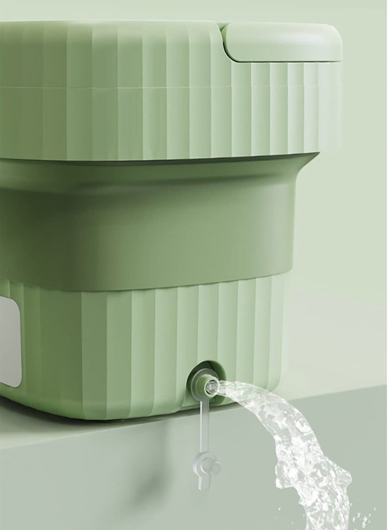 JellieMons غسالة جلي مونس المحمولة الصغيرة القابلة للطي مع سلة تصريف، غسالة خفيفة 12 فولت مع زر لمس لملابس الأطفال، الملابس الداخلية أو الملابس الصغيرة - Image 4