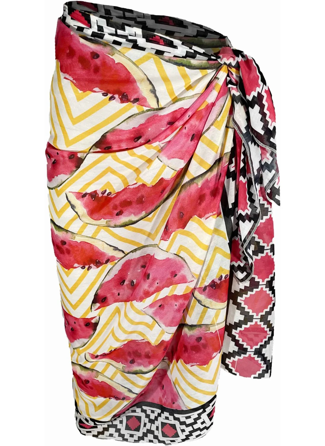 بولدر Amara Geometric Watermelon Pattern Pareo