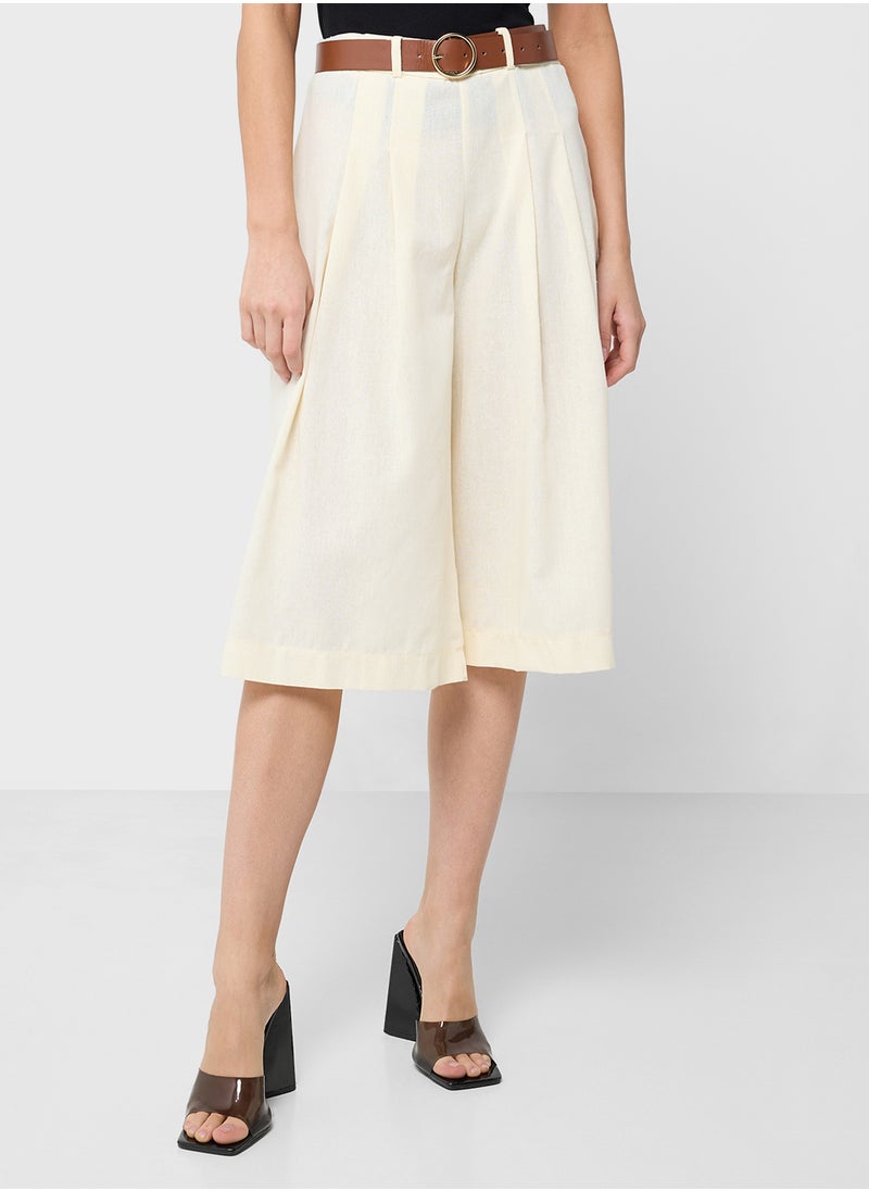Ginger Tailored Shorts With Belt  - Image 2