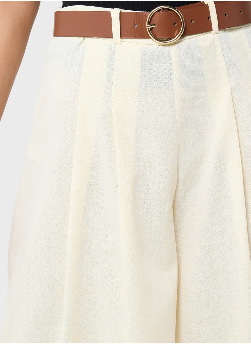 Ginger Tailored Shorts With Belt
