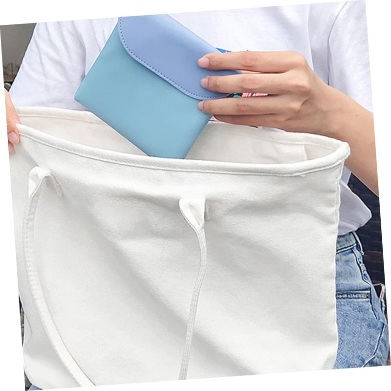 Portable Sanitary Pad Pouch For Women Travel School Compact Coin Bag Green Blue - Image 5