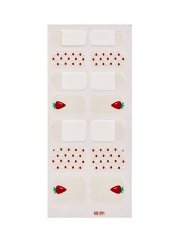 ملصقات أظافر عصرية مكونة من 14 قطعة