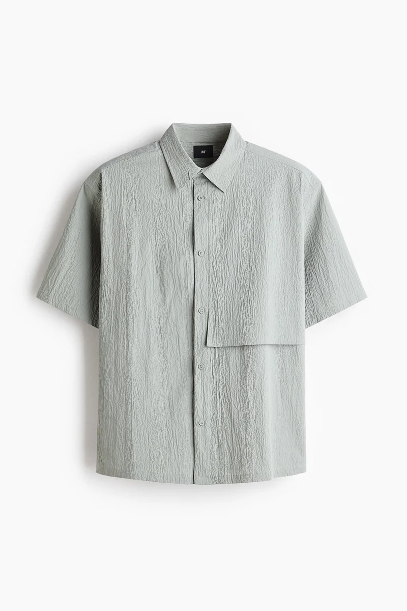 H&M Loose Fit Crinkled shirt