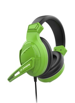 INK GAMERS GX100 Over Ear Wired Gaming Headphones for PS4 / PS5 / XBox / Switch / PC - Green  - Image 4