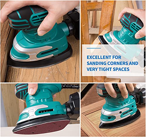 MIDO PROFESSIONAL ABRASIVE 84 PCS Mouse Detail Sander Sandpaper Sanding Paper Assorted 40/60/80/120/180/240/320 Grits - Image 5