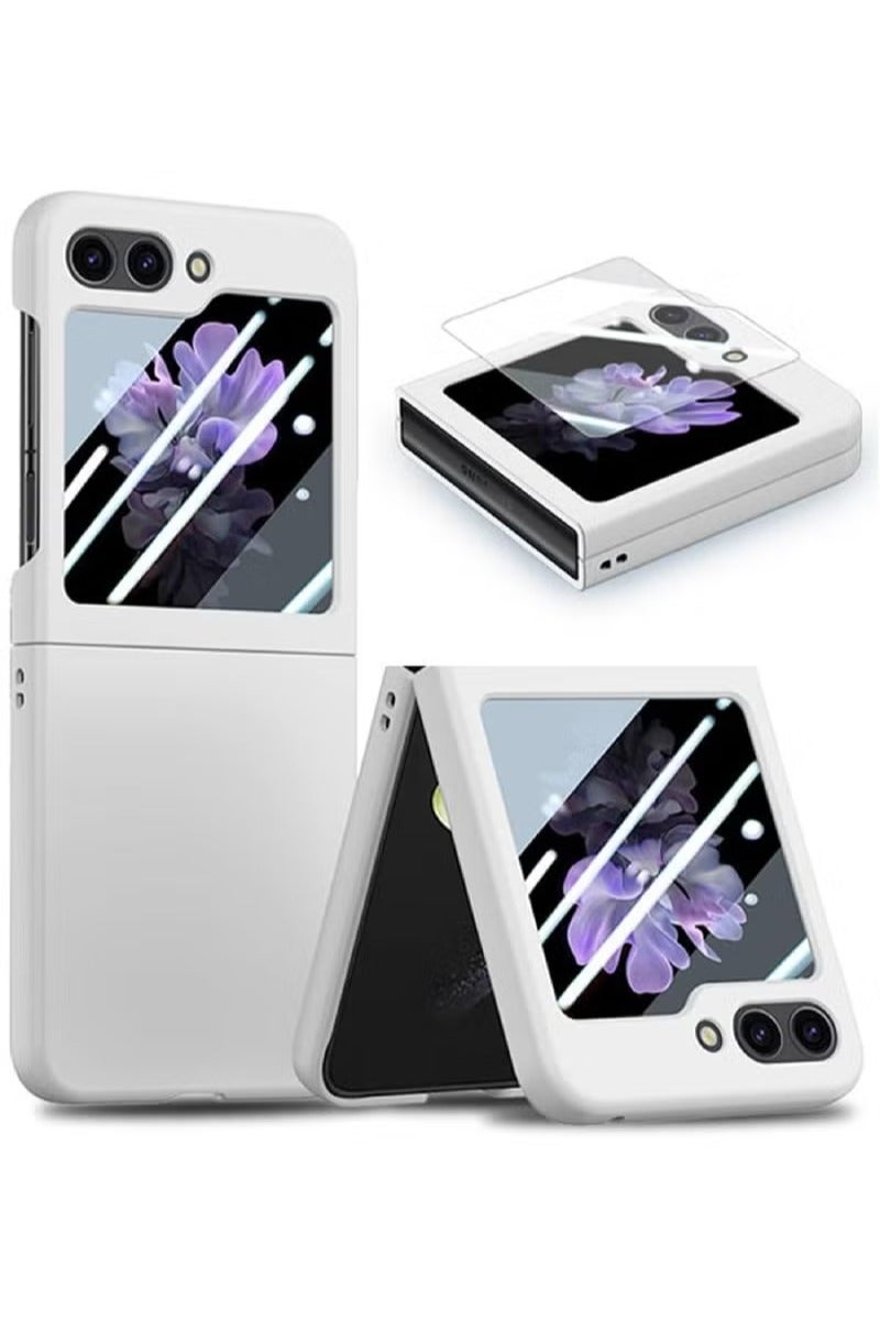 روك بو حالة لسامسونج غالاكسي ZFlip6 / ZFlip7FE ، غطاء خلفي مقاوم للصدمات رقيق جداً مع حامي شاشة حساس للمس ضد الخدش - Image 2