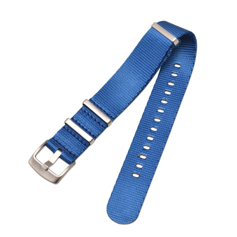 Bluejw Multi-Colors Nylon Watch Strap 18mm 20mm 22mm 24mm Adjustable Canvas Replacement Wristband for Men and Women – Durable, Lightweight & Comfortable - Image 1