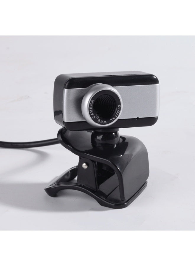 كاميرا كمبيوتر S100 USB HD 480p مصنعي كاميرا الويب - اللون: أسود - Image 2
