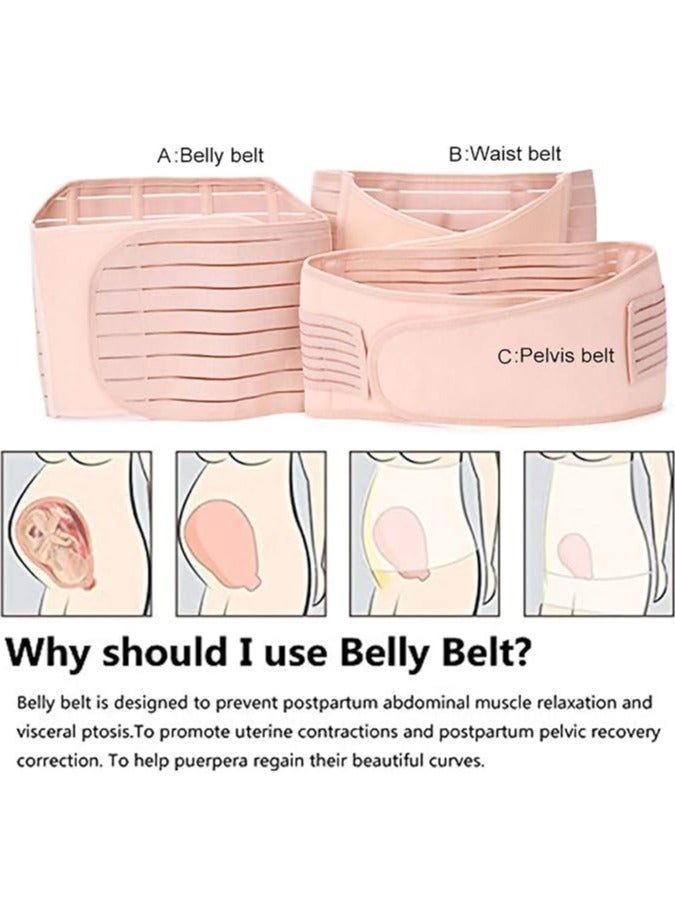حزام دعم ما بعد الولادة 3 في 1- حزام دعم البطن للتعافي وتشكيل الجسم - Image 3