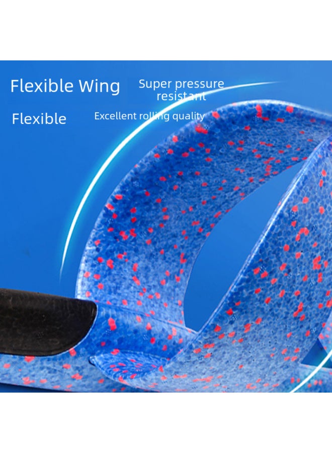 Large Hand Throwing Aircraft Light-emitting Toy Children's Foam Aircraft Swing Throwing Gliding Outdoor Sliding Aircraft Drop-resistant-Specifications:Small Size Aircraft Color Random  - Image 4