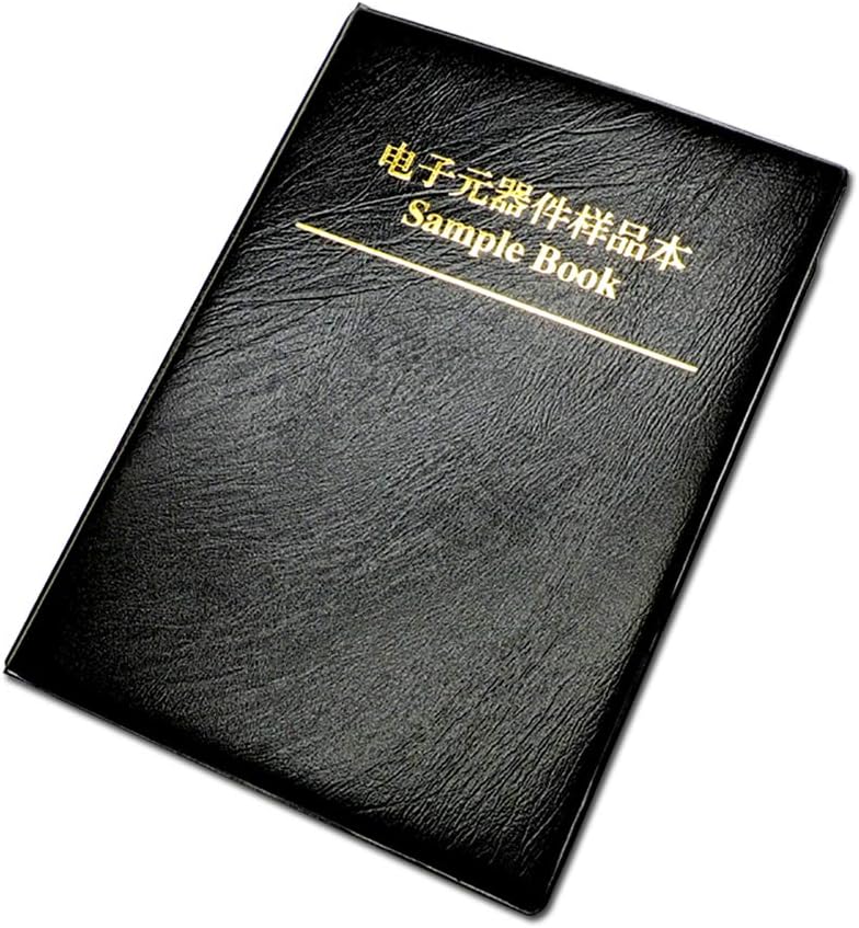 nancheng SMD Resistor 0201 Sample Book 170 Values Resistor Kit 50 Each 1% Accuracy in Storage Book Case, SMT Resistors Electronic Components Assortment Folder Black (Resistor-0201) - Image 2