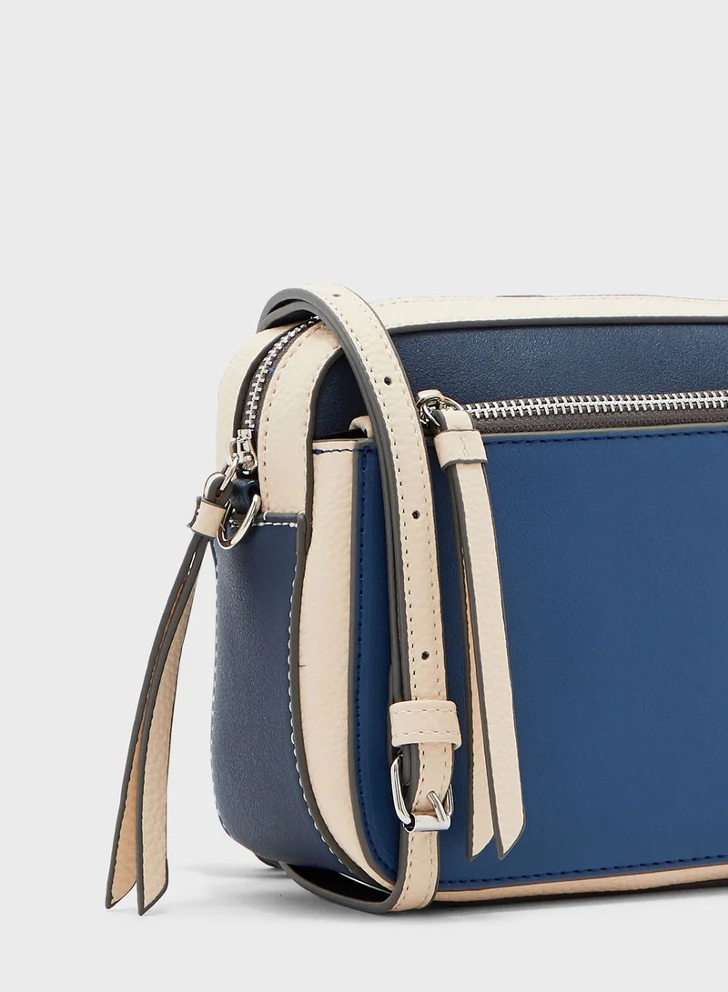 Ginger Colour Block Crossbody Bag