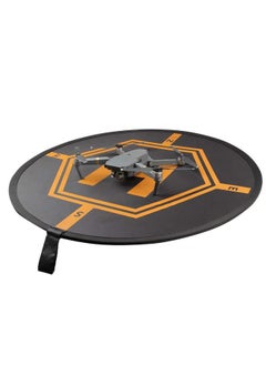 Generic Drone Apron 80cm Parking Pad Aerial Camera Landing Pad Foldable Drone Accessories-Color:Black + Orange  - Image 5