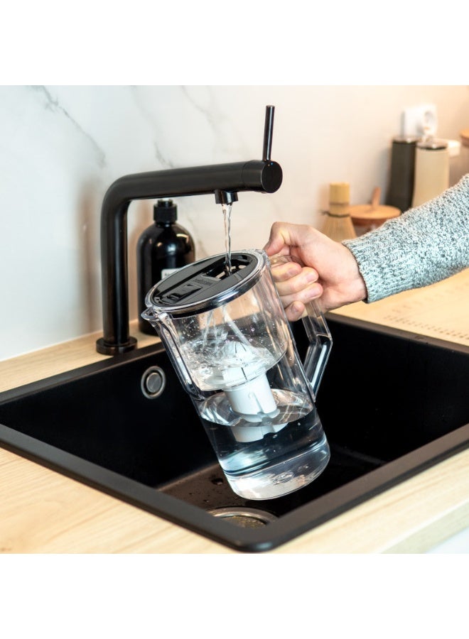 إبريق فلترة مياه ويسبر D1 سوليد FutureFlow سعة 2.8 لتر – أسود - Image 3