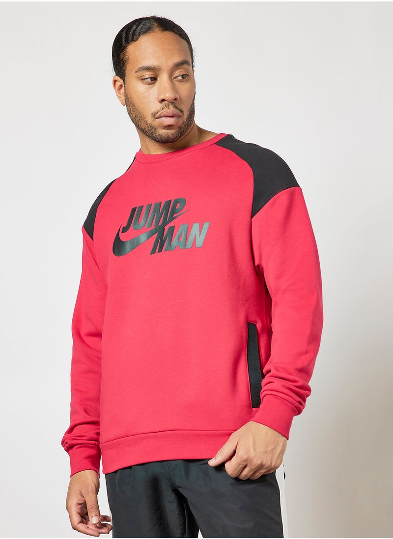 Jordan - Jumpman Fleece Crew Sweatshirt - Image 1