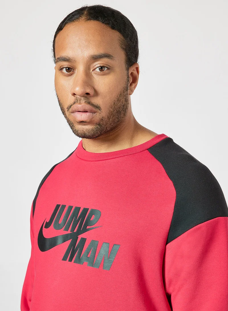 Jordan Jumpman Fleece Crew Sweatshirt