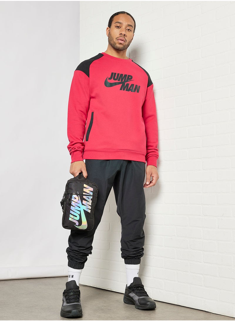 Jordan - Jumpman Fleece Crew Sweatshirt - Image 1