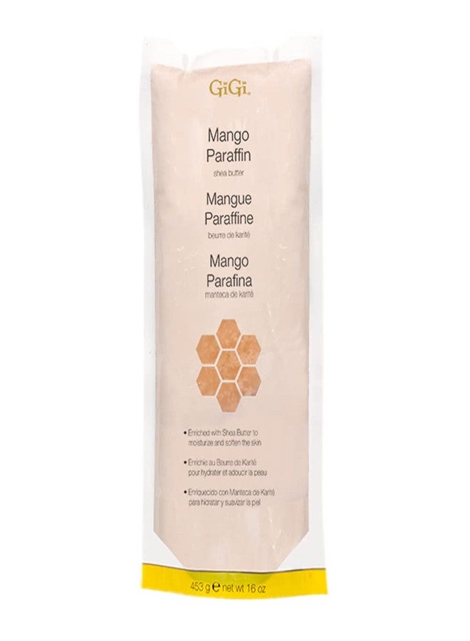 GiGi Paraffin Wax Refill with Mango & Shea Butter – Ultra-Hydrating Hand & Feet Treatment, Compatible with Paraffin Bath & Machine, 16 oz - Image 1