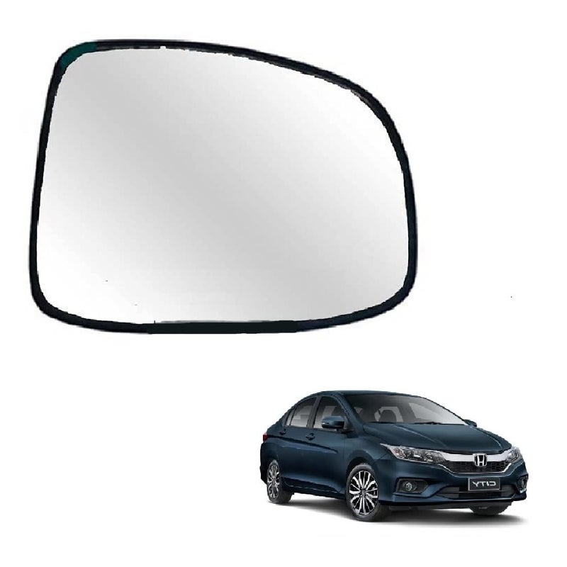 STYCARO OVRM Side Rear View Mirror Glass Plate compatible with Honda City Idtec/Ivtec 6TH GEN 2015-2019 Model (RIGHT DRIVER SIDE) - Image 1