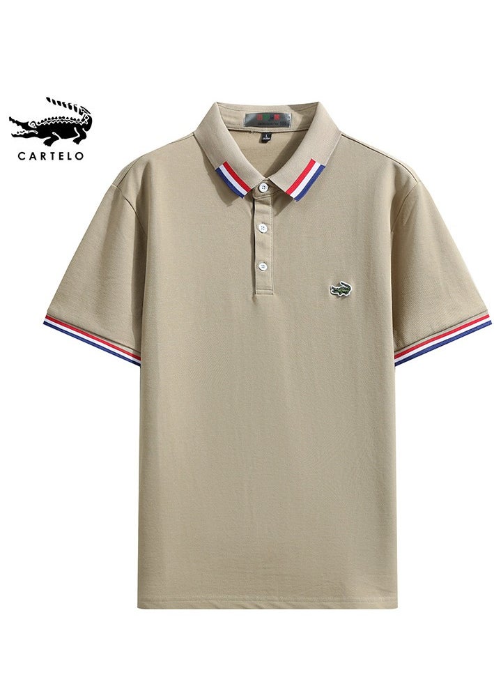 CARTELO New Men's Checkered Short Sleeved Cotton Shirt  - Image 1