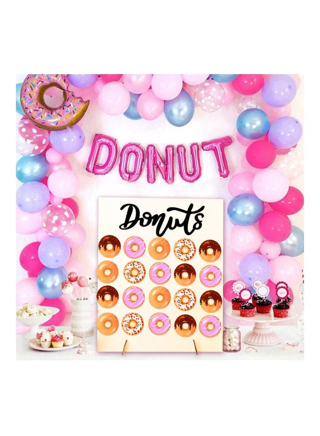 Wall Mounted Wooden Donut Holder 45x37.6x1.2cm - Image 5