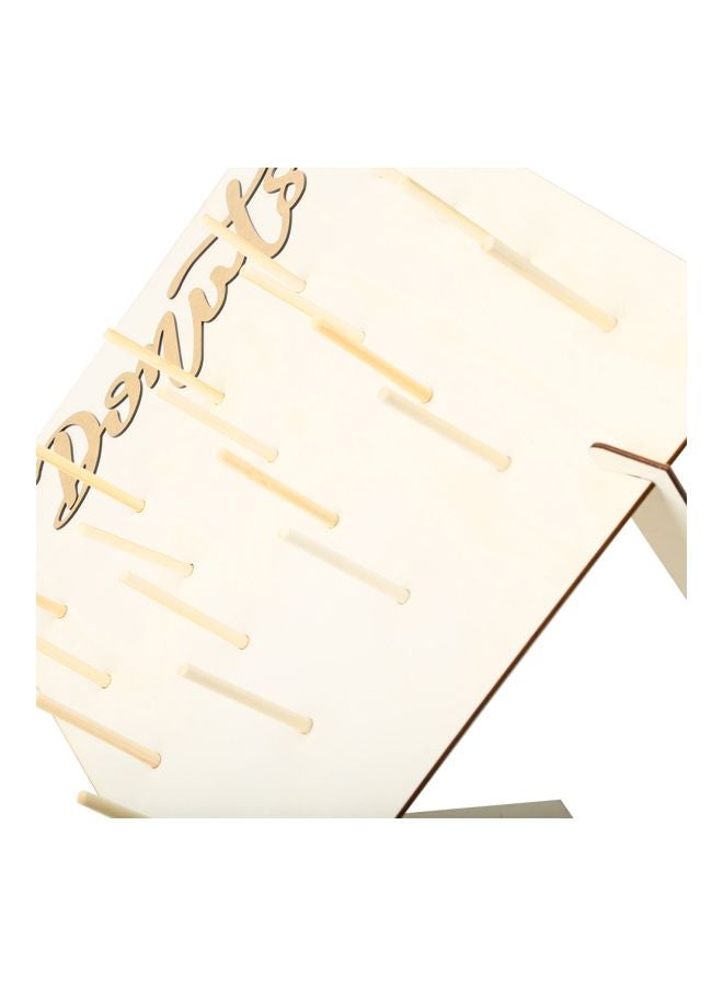 Wall Mounted Wooden Donut Holder 45x37.6x1.2cm - Image 4