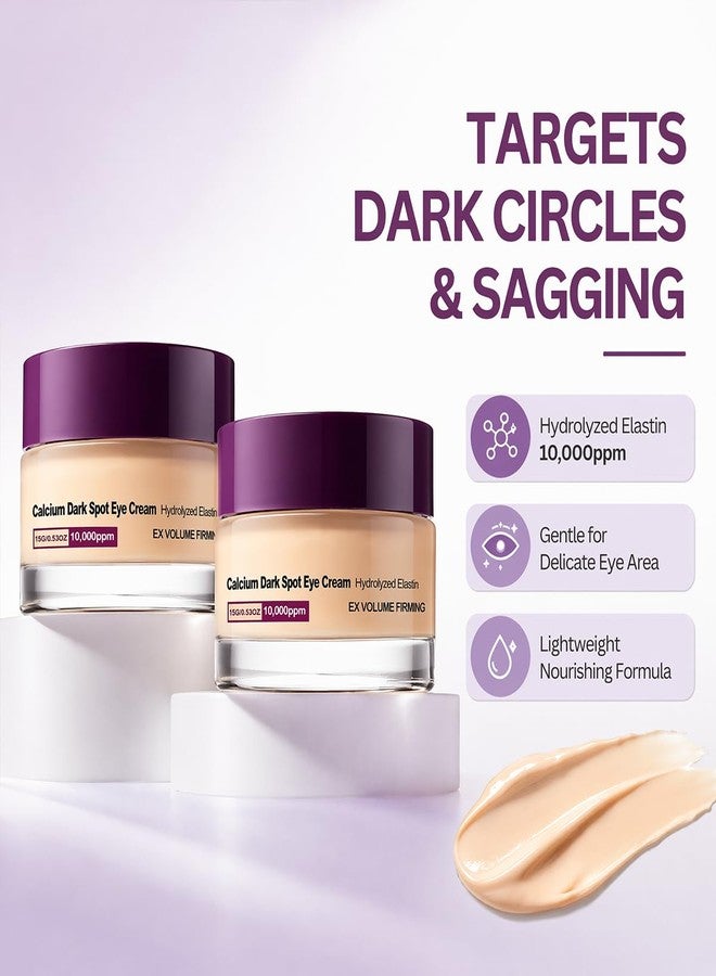 2 Pack Zentra Calcium Eye Cream, Calcium Dark Spot Eye Cream | Anti-Aging Eye Cream for Dark Circles, Sagging and Elasticity - Image 4
