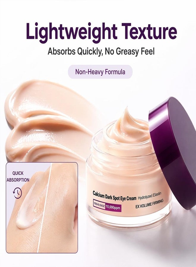 2 Pack Zentra Calcium Eye Cream, Calcium Dark Spot Eye Cream | Anti-Aging Eye Cream for Dark Circles, Sagging and Elasticity - Image 5