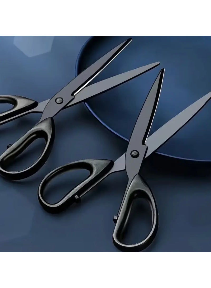 مقص كبير. فولاذ مقاوم للصدأ. مقاوم للصدأ. طلاء غير لاصق. استخدام منزلي. استخدام مكتبي. قص الورق الفني. - Image 3