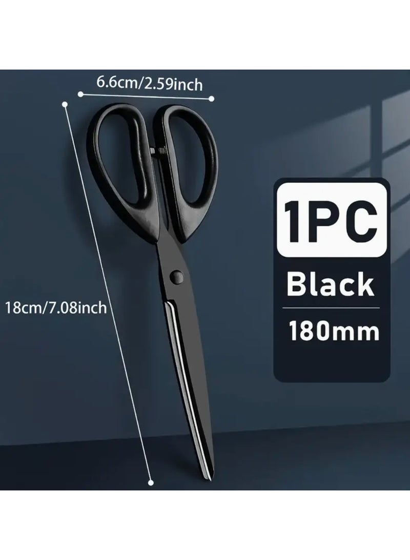 مقص كبير. فولاذ مقاوم للصدأ. مقاوم للصدأ. طلاء غير لاصق. استخدام منزلي. استخدام مكتبي. قص الورق الفني. - Image 5
