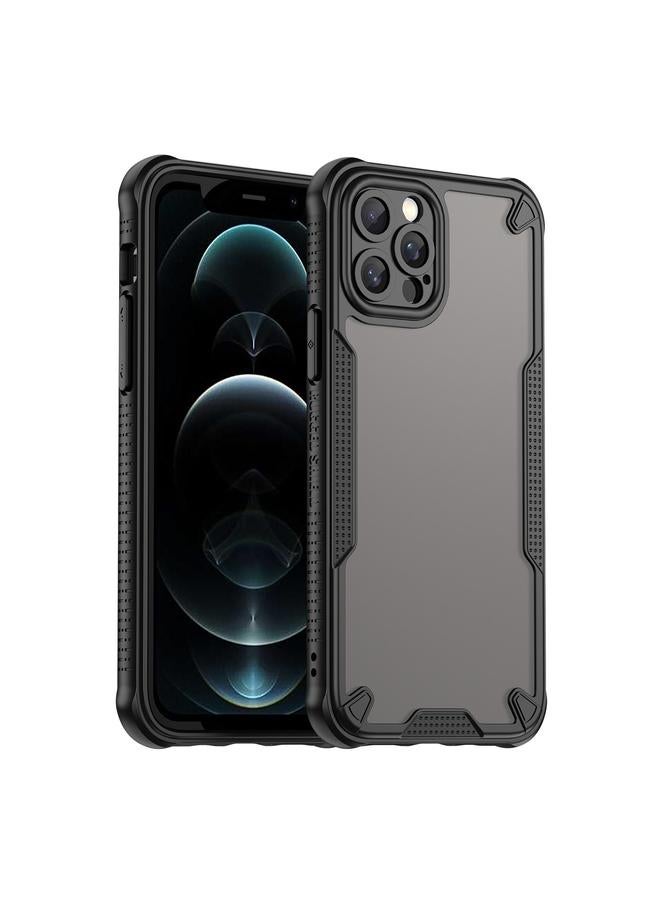 زبون جراب لهاتف iPhone 12 Pro Max Armor Glaze PC Hybrid TPU - Image 1