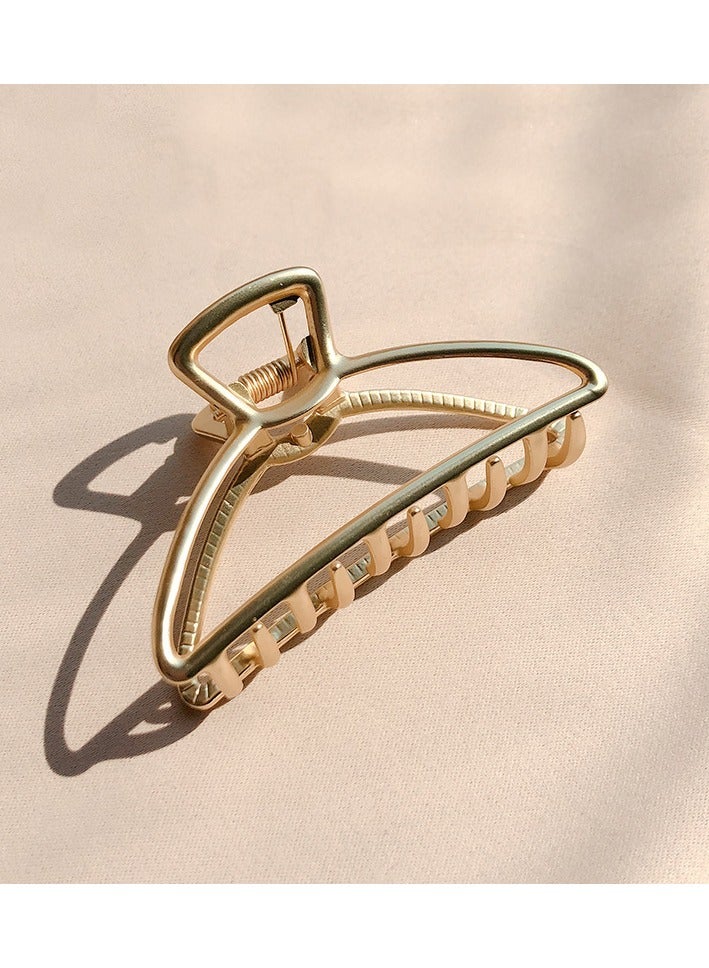 Goolsky Gold Metal Claw Clips, Large Hair Clips for All Hair Types, Cute Claw Clips for Girls And Women, Strong Hair Clips, 1 Piece - Image 1